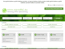 Tablet Screenshot of ogrodki.eu